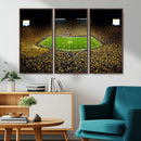 Stadium in Michigan Wall Art Canvas Print, Framed American