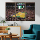 TD Garden Basketball Canvas Wall Art - Boston Celtics Live by MyGreatCanvas | Canvas Wall Art Prints | Photo Prints & Wall Decor