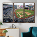 New York Yankees Baseball Team Print - Yankee Stadium Wall
