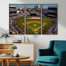 Yankee Stadium New York Wall Art Print | 3-Panel Canvas