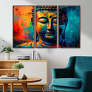 Colorful Buddha Wall Art – Framed Abstract Portrait Canvas by MyGreatCanvas | Canvas Wall Art Prints | Photo Prints & Wall Decor