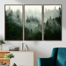 Foggy Forest Wall Art – Tranquil Green Woodland Canvas by MyGreatCanvas | Canvas Wall Art Prints | Photo Prints & Wall Decor