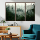 Misty Forest Wall Art – Tranquil Green Woodland Canvas by MyGreatCanvas | Canvas Wall Art Prints | Photo Prints & Wall Decor
