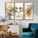 Beautiful Birds Wall Art – Framed Watercolor Branch Canvas by MyGreatCanvas | Canvas Wall Art Prints | Photo Prints & Wall Decor
