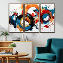 Abstract Wall Art, Rings Wall Art Canvas Print