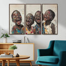 Shai Yossef Print - Joyful Childhood Canvas Wall Art -