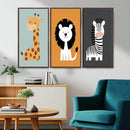 Boho Jungle Animal Nursery Wall Art Prints – Safari Decor