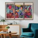 Yayoi Kusama Wall Art Canvas Print, Abstract Art, Large