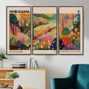 Yayoi Kusama Japanese Art Canvas Print, Abstract Art, Large