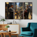 Jazz Canvas Wall Art Print – Abstract African American Music