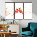 Cardinal Bird Canvas Wall Art - Male and Female Cardinal by MyGreatCanvas | Canvas Wall Art Prints | Photo Prints & Wall Decor