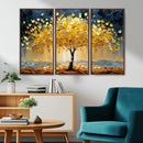 Golden Tree Wall Art – Framed Autumn Leaves Canvas Artwork, by MyGreatCanvas | Canvas Wall Art Prints | Photo Prints & Wall Decor