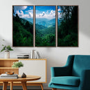 Tropical Jungle Wall Art Canvas Print – Framed Lush Valley by MyGreatCanvas | Canvas Wall Art Prints | Photo Prints & Wall Decor