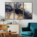 Black Marble Wall Art Canvas Print – Framed Abstract Gold by MyGreatCanvas | Canvas Wall Art Prints | Photo Prints & Wall Decor