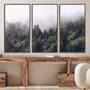 Misty Forest Wall Art Canvas Print – Foggy Pines Pine Valley by MyGreatCanvas | Canvas Wall Art Prints | Photo Prints & Wall Decor