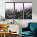 Misty Forest Wall Art Canvas Print, Serene Foggy Pines and by MyGreatCanvas | Canvas Wall Art Prints | Photo Prints & Wall Decor