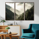 Misty Valley Wall Art: Foggy Forest Canvas Print by MyGreatCanvas | Canvas Wall Art Prints | Photo Prints & Wall Decor