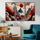 Abstract Mountain Wall Art Canvas Print – Vibrant Stylized by MyGreatCanvas | Canvas Wall Art Prints | Photo Prints & Wall Decor