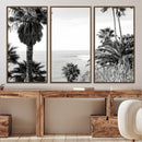 Palm Trees Wall Art Canvas Print – Framed Coastal Ocean