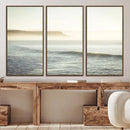 Coastal Cliffs Wall Art Canvas Print – Misty Ocean Seascape
