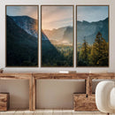 Yosemite Valley Wall Art Canvas Print – Framed Mountain