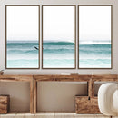Surfing Wall Art Canvas Print – Framed Ocean Waves
