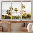 California Coast Palm Trees Wall Art Canvas Print – Framed by MyGreatCanvas | Canvas Wall Art Prints | Photo Prints & Wall Decor