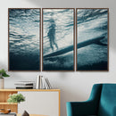Underwater Surf Wall Art – Framed Ocean Wave Canvas Artwork, by MyGreatCanvas | Canvas Wall Art Prints | Photo Prints & Wall Decor