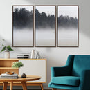 Surfer Fog Wall Art Canvas Print – Framed Foggy Beach Scene by MyGreatCanvas | Canvas Wall Art Prints | Photo Prints & Wall Decor