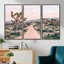 Joshua Tree Park Wall Art Canvas Print – Framed Desert Road by MyGreatCanvas | Canvas Wall Art Prints | Photo Prints & Wall Decor