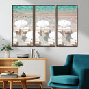 Calm Beach Wall Art – Framed Turquoise Water Canvas Artwork, by MyGreatCanvas | Canvas Wall Art Prints | Photo Prints & Wall Decor