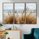 Beach Grass Wall Art Canvas Print – Framed Coastal Dunes Art by MyGreatCanvas | Canvas Wall Art Prints | Photo Prints & Wall Decor