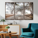 Cypress Tunnel Wall Art – Framed Misty Road Canvas Artwork, by MyGreatCanvas | Canvas Wall Art Prints | Photo Prints & Wall Decor