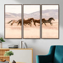 Wild Horse Wall Art Canvas Print – Framed Rustic Western Art by MyGreatCanvas | Canvas Wall Art Prints | Photo Prints & Wall Decor
