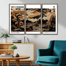 Modern Japanese Wall Art Canvas Print – Framed Abstract by MyGreatCanvas | Canvas Wall Art Prints | Photo Prints & Wall Decor