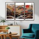 Mount Fuji Wall Art Canvas Print – Framed Abstract Mount