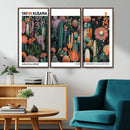 Modern Japanese Wall Art Canvas Print – Framed Abstract