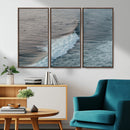 Ocean Waves Wall Art Canvas Print – Framed Coastal Serenity