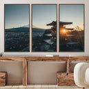 Mount Fuji Wall Art Canvas Print Framed Japan Travel Art by MyGreatCanvas | Canvas Wall Art Prints | Photo Prints & Wall Decor