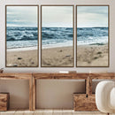 Ocean Wall Art Canvas Print – Moody Coastal Seascape Scene