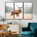 Vintage Wildlife Wall Art Canvas Print – Misty Landscape by MyGreatCanvas | Canvas Wall Art Prints | Photo Prints & Wall Decor