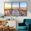 Ocean Sunset Wall Art Canvas Print – Nautical Beach