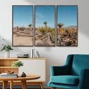 Joshua Tree Wall Art Canvas Print – Framed Desert Landscape