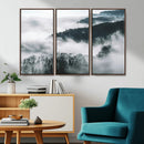 Foggy Forest Landscape Wall Art Canvas Print – Misty by MyGreatCanvas | Canvas Wall Art Prints | Photo Prints & Wall Decor