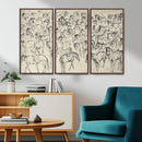 Wild Horse Stampede Wall Art Canvas Print – Monochrome by MyGreatCanvas | Canvas Wall Art Prints | Photo Prints & Wall Decor