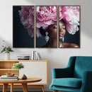 Black Beauty Petal Crown Wall Art Canvas Print – Floral by MyGreatCanvas | Canvas Wall Art Prints | Photo Prints & Wall Decor