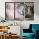 Abstract Grey Gold Wall Art – Modern Geometric Canvas by MyGreatCanvas | Canvas Wall Art Prints | Photo Prints & Wall Decor