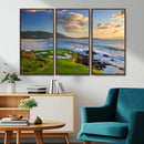 Pebble Beach Golf Links Wall Art Canvas Print – Iconic by MyGreatCanvas | Canvas Wall Art Prints | Photo Prints & Wall Decor
