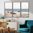 Coastal Ocean View Wall Art Canvas Print – Serene Rocky by MyGreatCanvas | Canvas Wall Art Prints | Photo Prints & Wall Decor