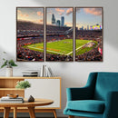 Chicago Bears Soldiers Field Wall Art Canvas Print – Framed
